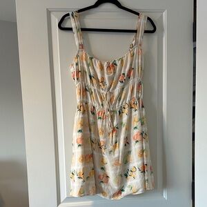 Abercrombie & Fitch Floral White Dress